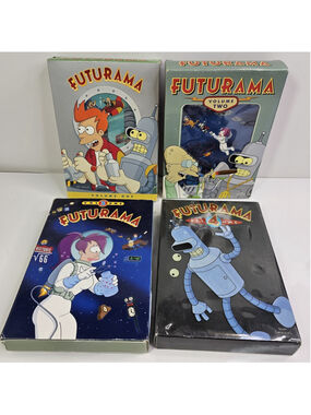 Futurama Seasons Volumes 1-4 DVD Sets. Clean Disks.